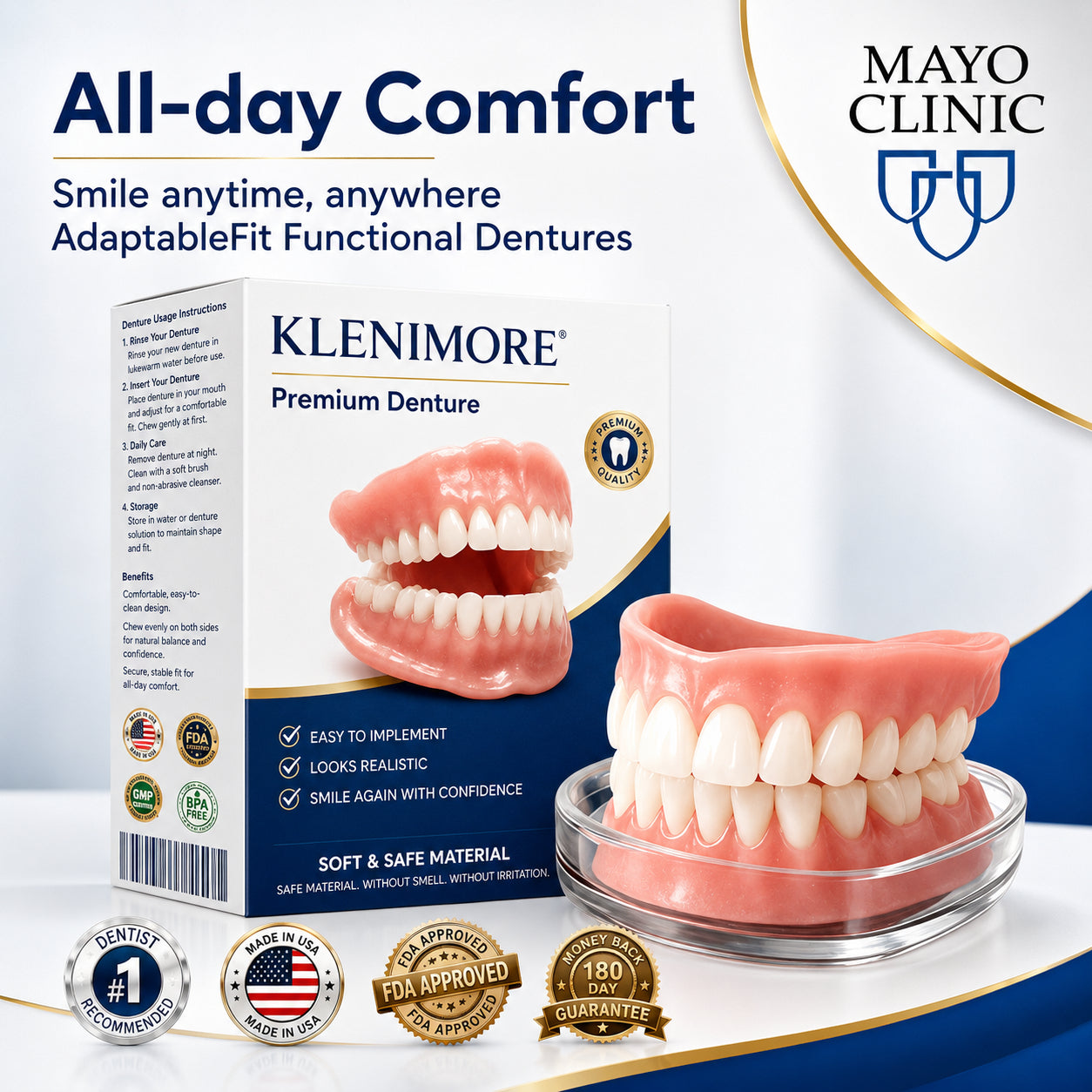 🔥Ends Today: 70% OFF! 🏆2026 Bestselling Product🔥 Fit for a Fresh Smile, Say Goodbye to Wearing Discomfort!🌎
