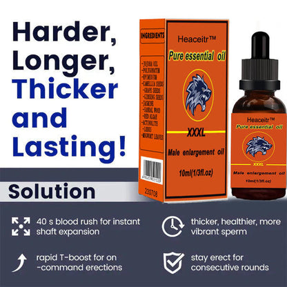 Heaceitr™ 41-Second Rapid-Effect Erection Massage Oil