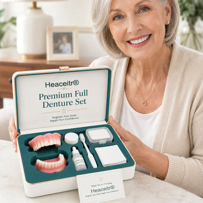 🌎Ends Today: 70% OFF! ⏰ Custom-Fit Full Functional Dentures| Smile with Confidence Designed for Comfort and a Natural-Looking Smile & FDA-Certified