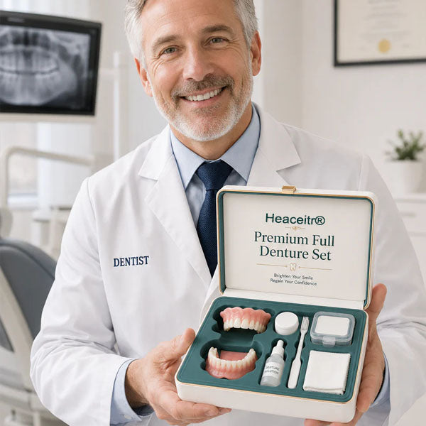 🌎Ends Today: 70% OFF! ⏰ Custom-Fit Full Functional Dentures| Smile with Confidence Designed for Comfort and a Natural-Looking Smile & FDA-Certified