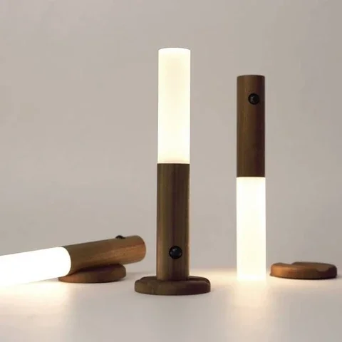 Intelligent Body Sensor Rechargeable Night Light Stick Wall Lamp