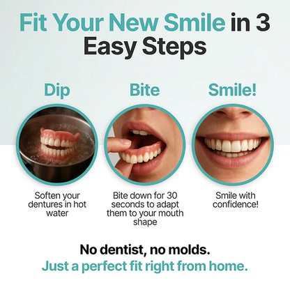 🌎Ends Today: 75% OFF! 🦷 Designed for Comfort and a Natural-Looking Smile