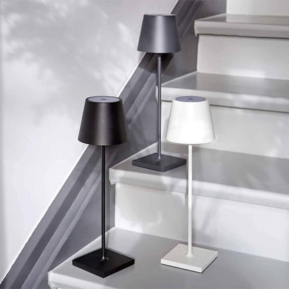 Outdoor Touch Table Lamps Desk Modern Bedroom Light Rechargeable Bar Cordless Restaurant Table Lamp with USB Charging Port